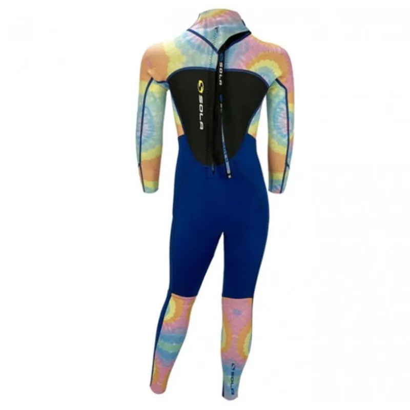 Sola Storm Kids 3/2 Full Wetsuit Tie Dye-1